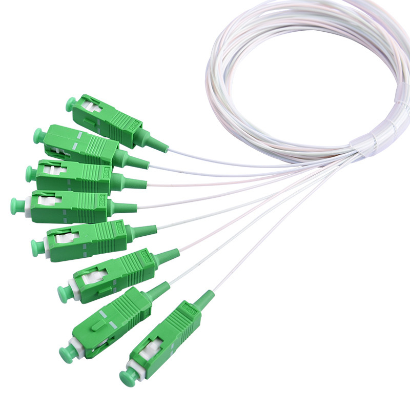 SC APC UPC 1X4 Fiber Network 0.9MM PLC Fiber Optic Splitter
